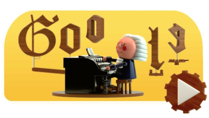 Google ヨハン・セバスティアン・バッハを称えて、AIでバッハのようなハーモニーが作れるロゴに！