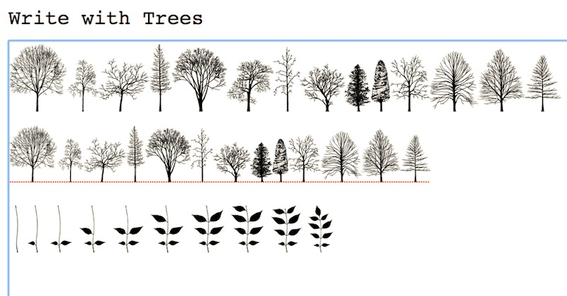 New York City Tree Alphabet