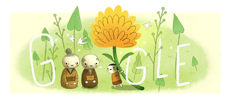 Google 敬老の日Doodleに！