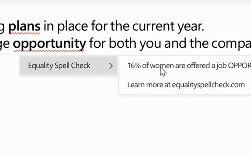 Equality Spell Check