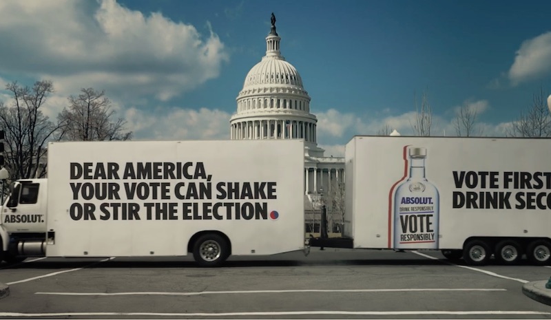 Drink Responsibly. #VoteResponsibly.