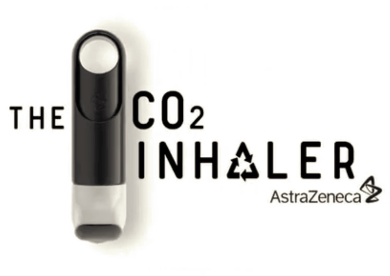 AstraZeneca C02 plastic inhaler