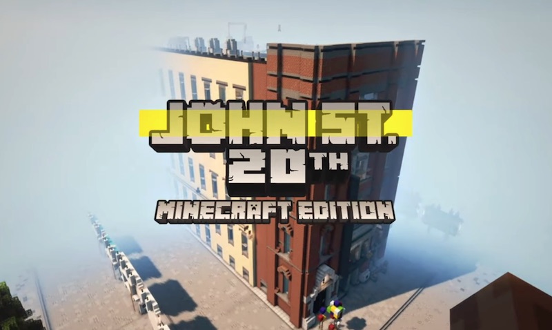 john st. 20th anniversary Minecraft edition