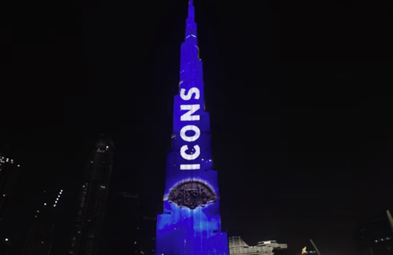 OREO meets THE BATMAN: two icons unite on the iconic Burj Khalifa tower in Dubai!