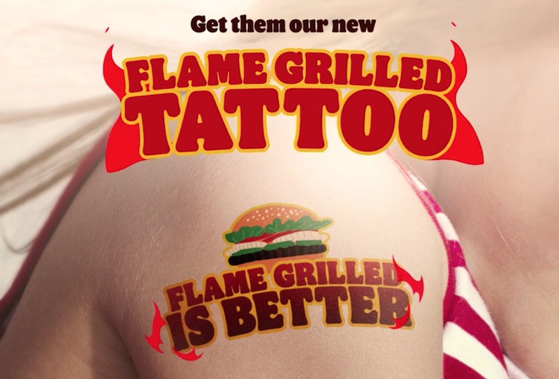 BURGER KING® Belgique - Tattoo