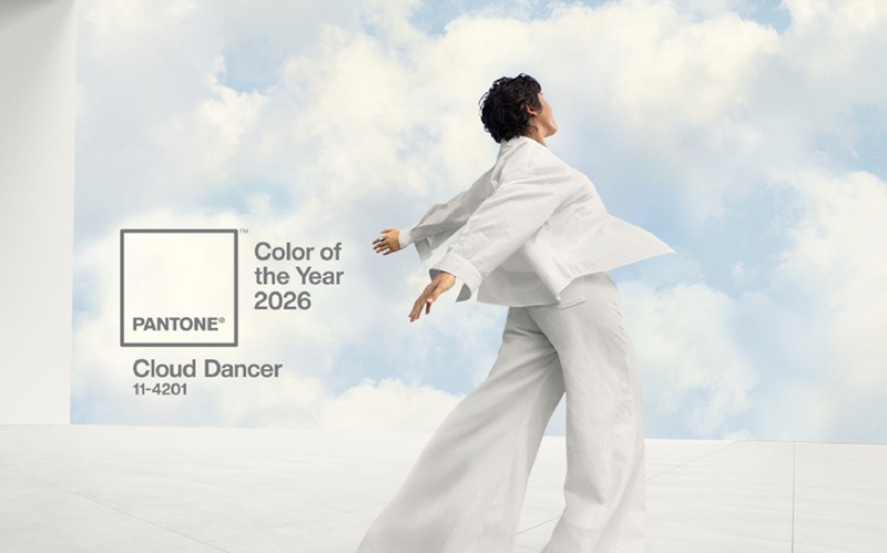 Pantone Color of the Year 2026（PANTONE 11-4201 Cloud Dancer）