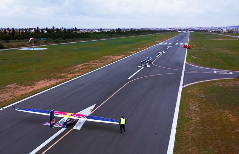 Attempting to Launch a Plane by Bike