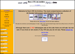 Roy's VW Ad Archive