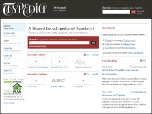 Typedia: A Shared Encyclopedia of Typefaces