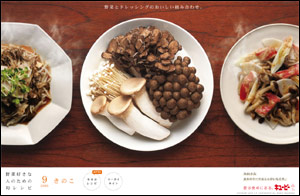 キユーピー　野菜好きな人のための旬レシピ