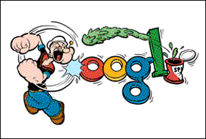 Google ポパイの原作者エルジー クライスラー シーガーの誕生日