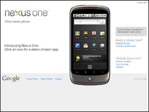 Nexus One Phone - Web meets phone.