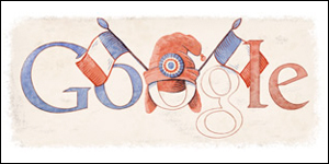 Google fête nationale du 14 juillet