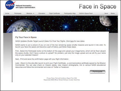 Face In Space
