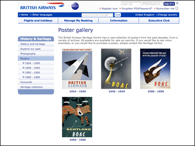 British Airways - Poster gallery