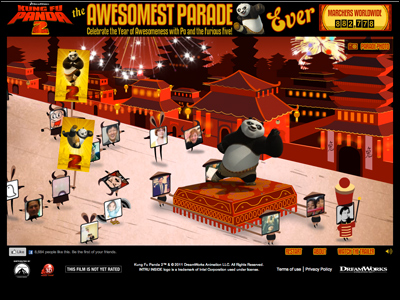The Awesomest Panda Parade Ever – Dreamworks Kung Fu Panda 2