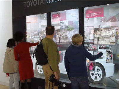 Toyota Vision Multi-Touch Wall Case Study 