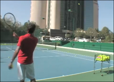 Roger Federer pranks his coach by hitting tennis balls into his Mercedes