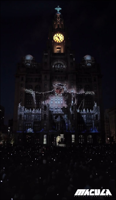 Royal Liver Building100周年とMuseum of Liverpoolのオープン記念、イギリスの歴史を凝縮した3Dプロジェクションマッピング