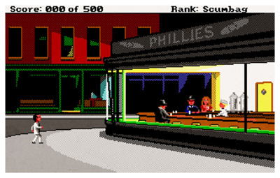 Leisure Suit Larry Goes Looking for Love (in Several Wrong Places) (1988) - and Edward Hopper’s Nighthawks