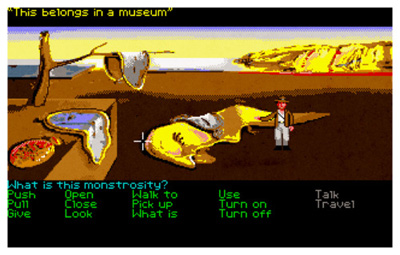 Indiana Jones and the Last Crusade: The Graphic Adventure (1989) - and Salvador Dali’s The Persistence of Memory