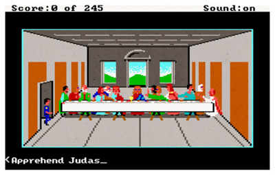 Police Quest: In Pursuit of the Death Angel (1987) - and Leonardo da Vinci’s The Last Supper