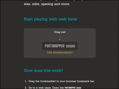 FontDropper 1000