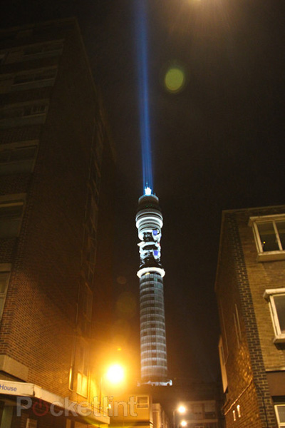 BT Tower becomes Star Wars lightsaber