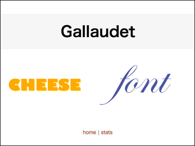 Cheese or Font