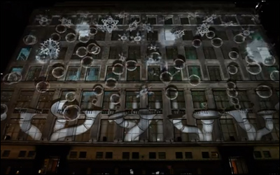 Saks Fifth Ave 2011 Holiday 3D Projection