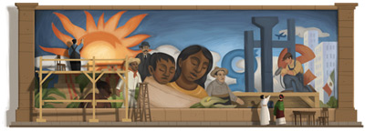 Google ディエゴ リベラ生誕125周年