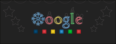 Google クリスマス ハッピーホリデー「ホリデーシーズン」