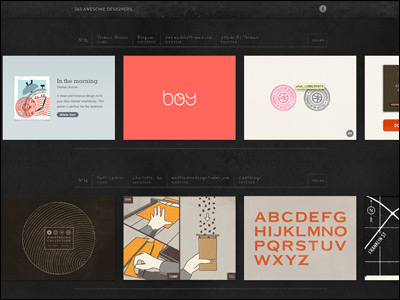 365 awesome designers