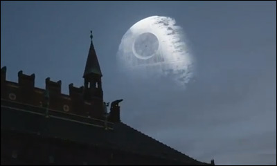 Death Star over Copenhagen