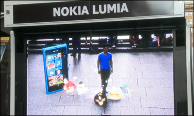 Nokia Lumia Augmented Reality Angry Birds with Timomatic Dance Off