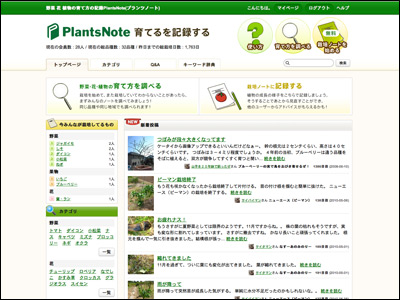 PlantsNote(プランツノート)