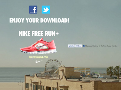 Nike Free -- I Would Run To You