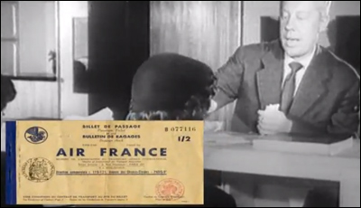 The history of the air ticket from 1933 to 2012