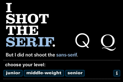 shoot the serif