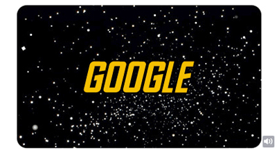 Google スタートレックシリーズ46周年
