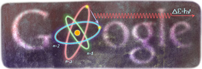 Google 量子力学の父、デンマークの物理学者ニールス・ボーア生誕127周年