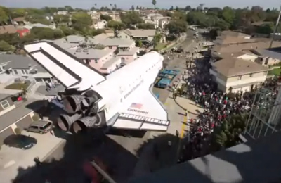 Space shuttle Endeavour's trek across L.A.