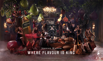 LOVE. Johnnie Walker, Selfridges Christmas installation