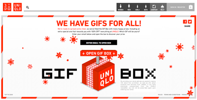 UNIQLO GIF Box