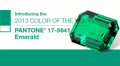 Emerald - Pantone Color of the Year 2013