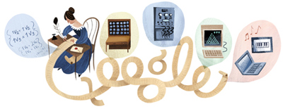 Google 世界初のコンピュータープログラマーとも言われるエイダ・ラブレス生誕197周年