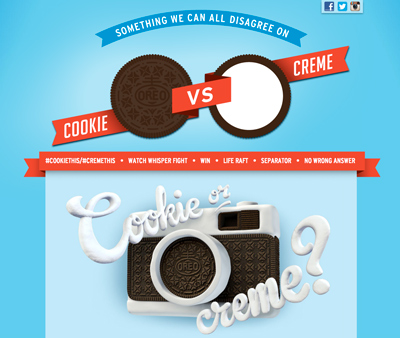 OREO Cookies vs. Creme