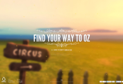 Find Your Way to Oz - Chrome Experiment