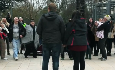 Marriage Proposal Flashmob - Bing Is For Doing