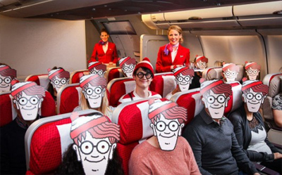 Virgin Atlantic ask Where's Wally?
